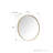Kaliea Metal Flat Wall Mirror-50402111-50402110