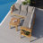 4 Pieces Outdoor Acacia Wood Sofa Set, Woven Mesh Armrests, L-Shaped Patio Furniture Sofa Set with Coffee Table, Outdoor Conversation Set with Cushions and Side Table-1569477666-1569477664
