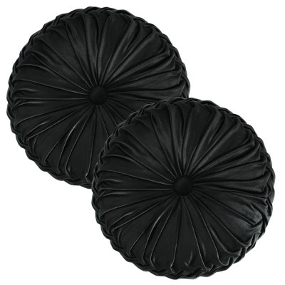  Velvet Round Throw Pillow