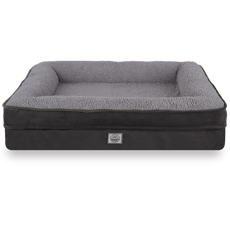 Lit pour animaux, L 29,5 po x l 21,7 po, Gris foncé