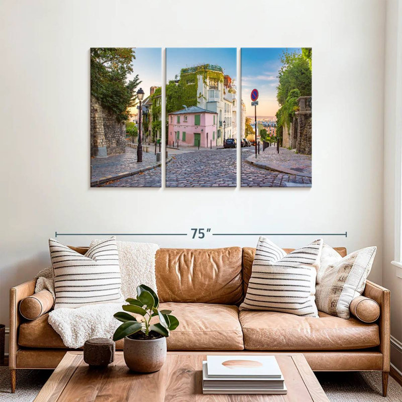 Aime Old Street In Montmartre, 36" H x 57" W