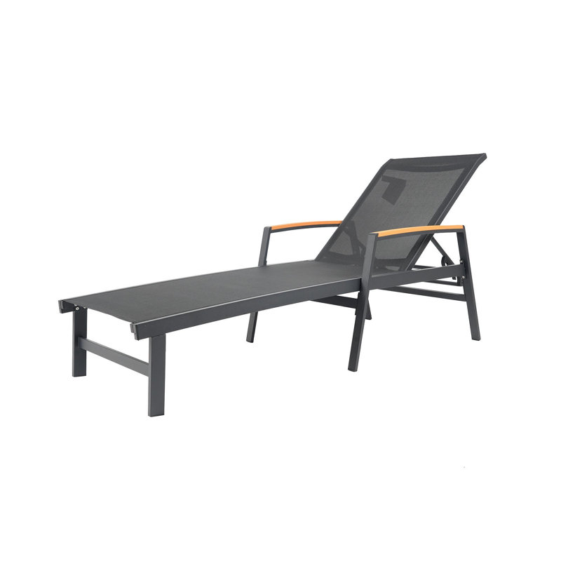 Chaise Lounge, Black