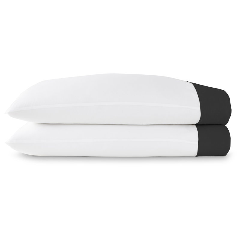Mandalay Cuff 200 Thread Count 100% Cotton Pillowcase, Linen, King