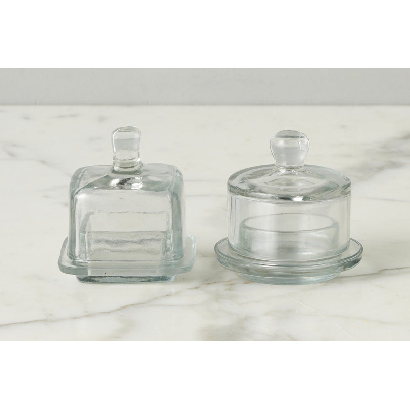 Bistro Glass Jam Jar, Square