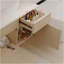 Petit meuble-lavabo flottant simple 31,5 pouces avec lavabo