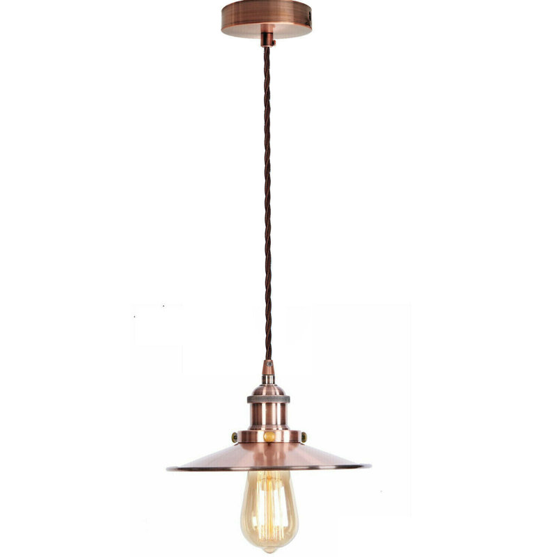 North Waterboro 1 - Light Single Pendant, Copper