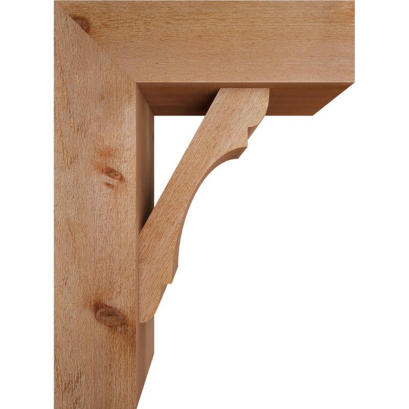 Support de bloc olympique avec entretoise décalée, 30 x 22, Cèdre rouge occidental de l 8 po (scié brut)