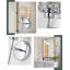 Éclairage pour salle de bain 1 lumière Chrome