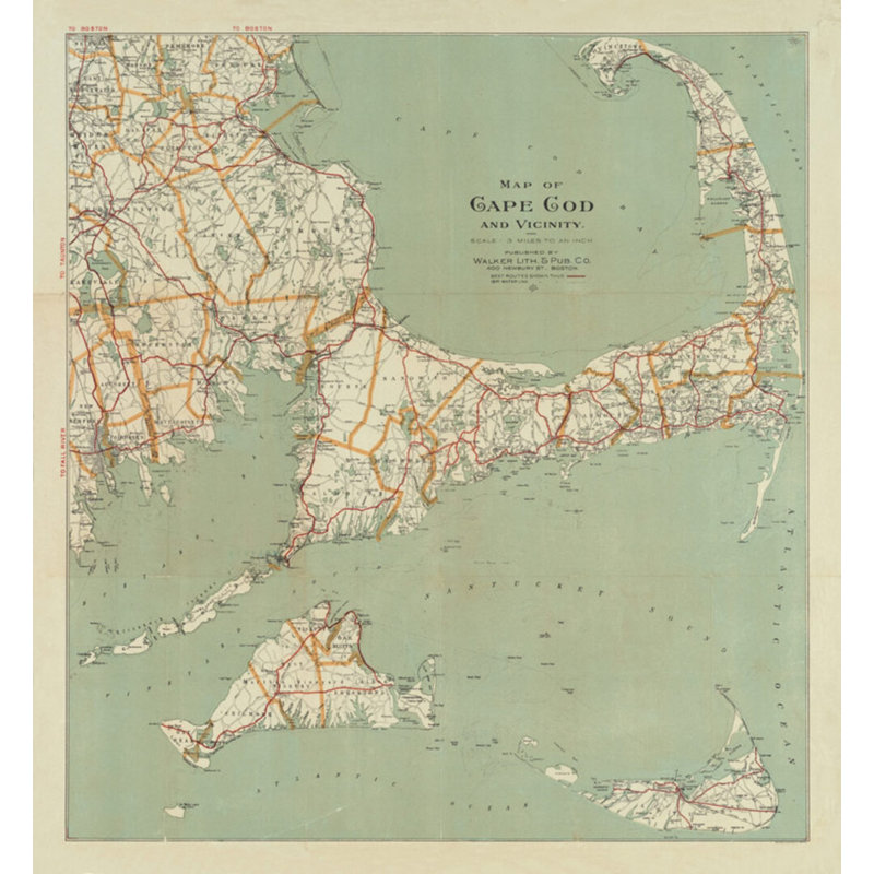 Cape Cod Print by Grand Archives