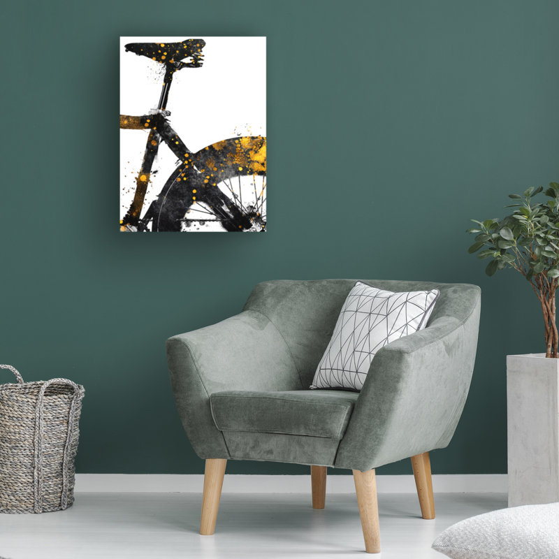 Œuvre sur toile noire, Justyna Jaszke, H 24 po x l 32 po