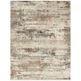 Rehedul Abstract Area Rug in Beige