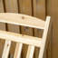 Chaise berçante d'extérieur en bois massif-88773294