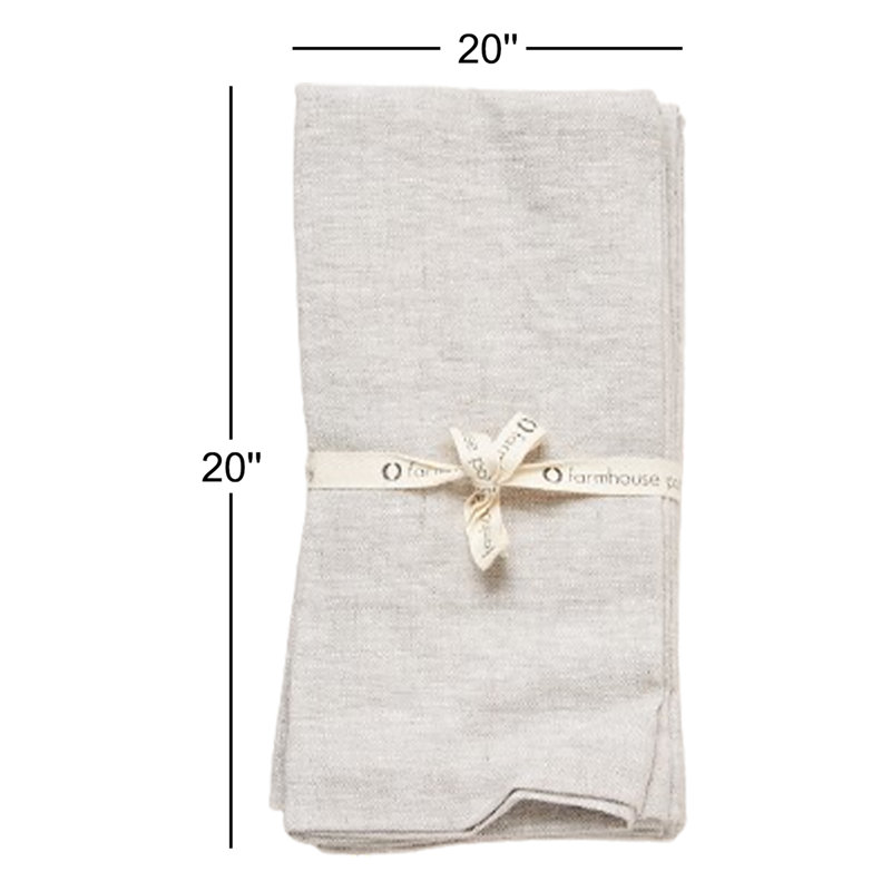 Linen Napkin, Stone