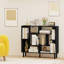 Open Bookshelf Modern Geometric Bookcase-205413303
