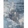 Tapis abstrait bleu / gris Rethman