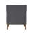 Yalonda Fabric Upholstered Accent Chair with Rubberwood Legs-1542231538