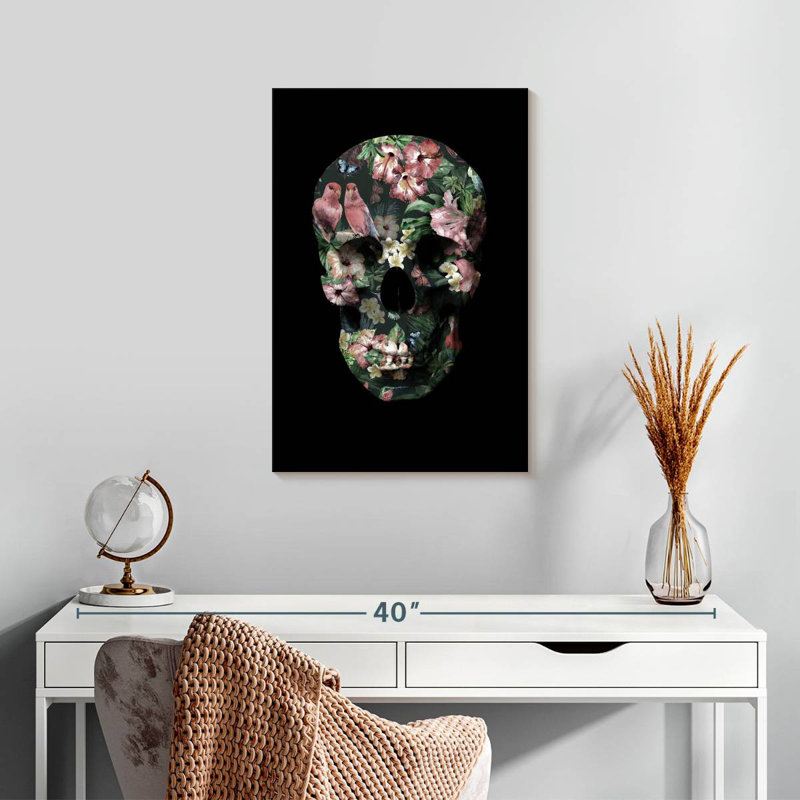 Kerner Tropic Skull, 24" H x 16" W