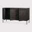 Grooves 60'' W Solid Wood Sideboard