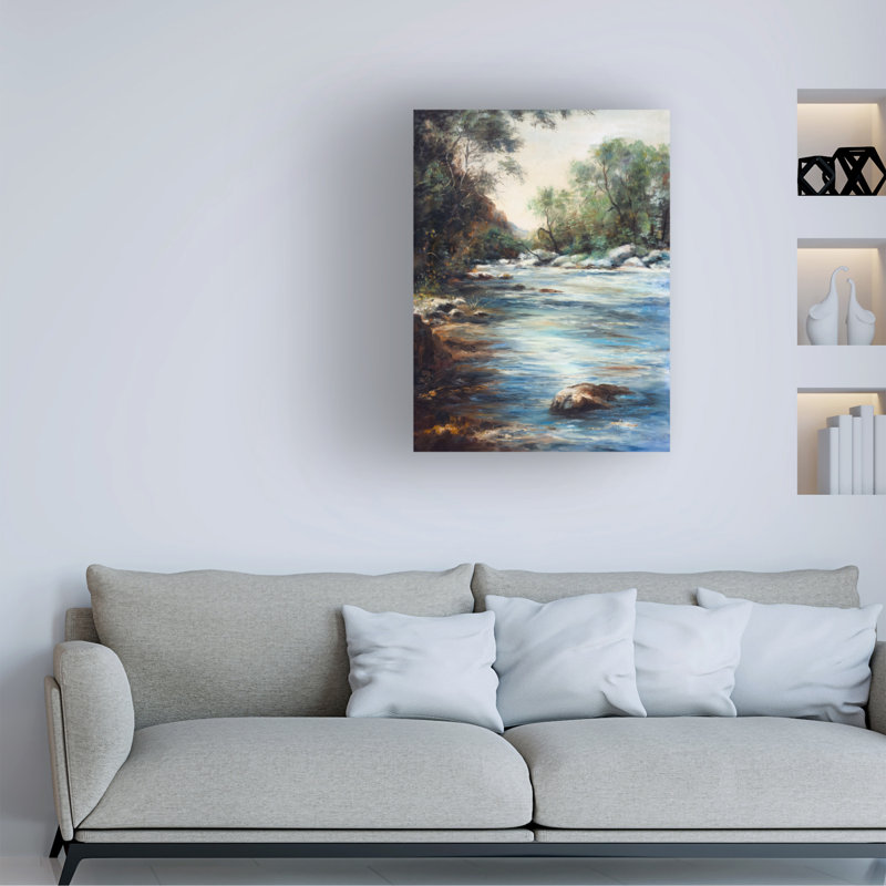 «Michelle Faber River», art sur toile, H 18 po x l 24 po