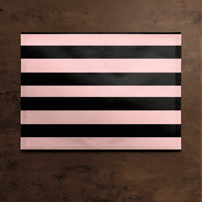 Polyester Striped Rectangle Placemat
