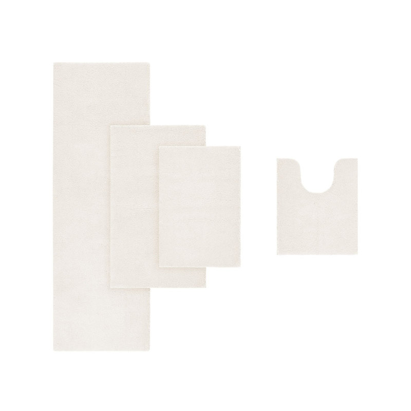 Tapis de salle de bain, Ensemble de 4 - L 72 po x l 24 po