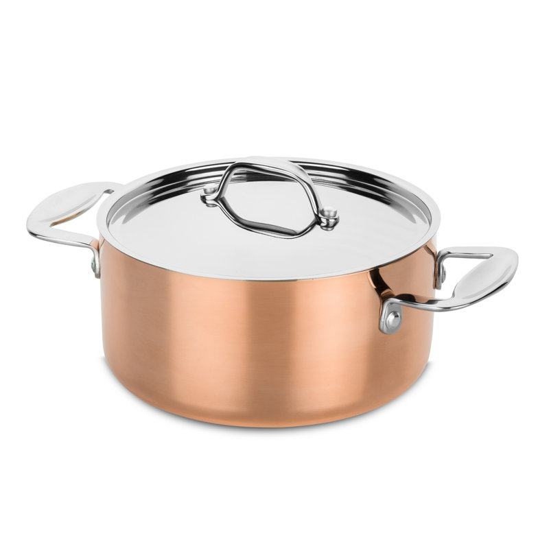 With Lid Toscana Copper, 3.7 qt.