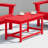 Laguna 32.5" W Rectangular HDPE Patio Coffee Table -1253187080