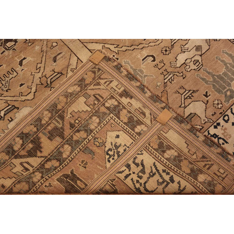 One-of-a-Kind Rectangle 3'10" X 5'4" Hand Knotted Area Rug