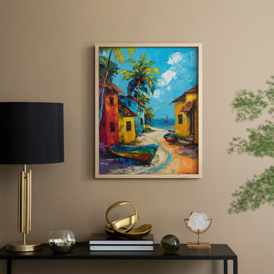 Reproduction encadrée NAUTICAL Series DL XXXVII - bois massif