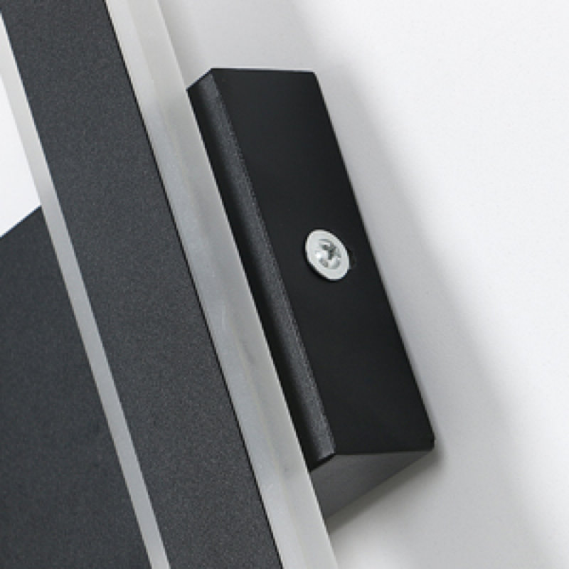 Breonda LED Flush Mounted Sconce, 3000K, Matte Black