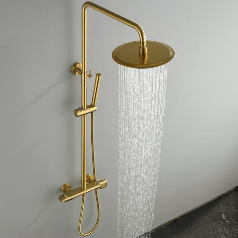 Système de douche complet avec valve brute