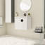 Armoire de salle de bain avec lavabo en céramique et design contemporain - portes de fermeture en douceur chic pour salle de bain de 24 pouces, petite-1949361269-1949361268