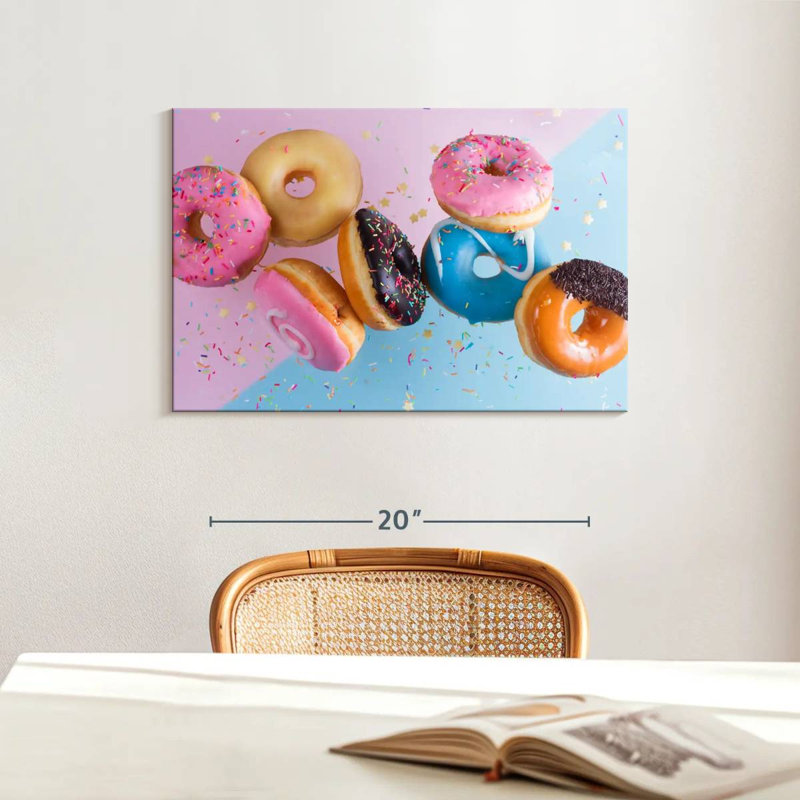 Yarlin Doughnut Party, 16" H x 24" W