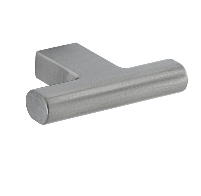 Vail 2" Length Satin Nickel Bar Cabinet T-Knob, Satin Nickel