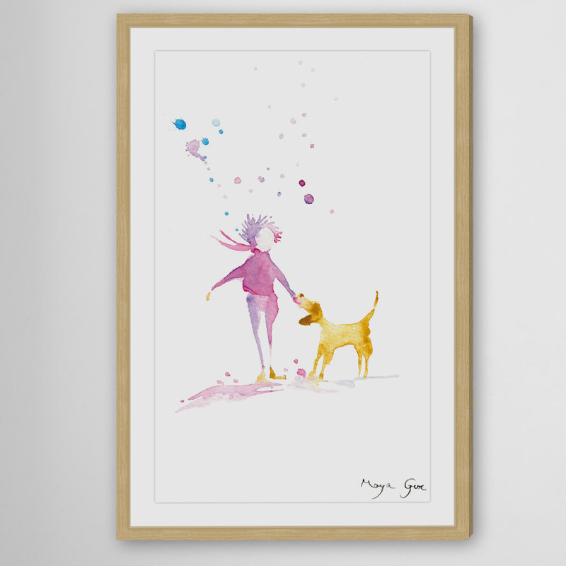 Maya Gur - Single Picture Frame Painting, 61cm H x 41cm W x 3.81cm D