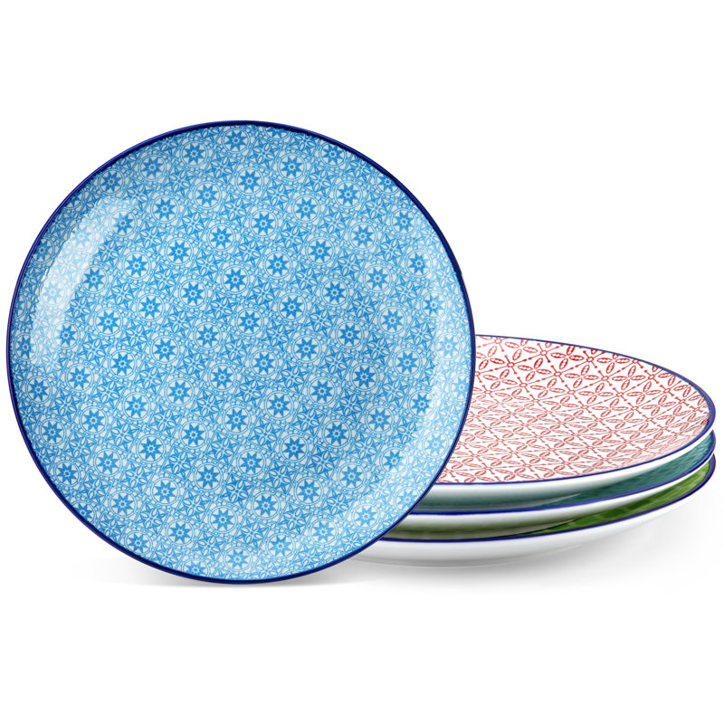 27cm Porcelain China Dinner Plate, Set of 4