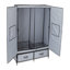 Armoire de rangement pour vêtements 43 pouces avec tiroirs