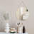 Savien Metal Round Mirror-1342312983