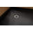 DreamLine SlimLine 30 inch D x 60 inch W x 2 3/4 inch H Single Threshold Black Alcove Shower Base with 2 inch Polished Nickel Left Round Drain-118322205-118322200