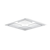 WaterTile Rain Overhead Showering Panel with 4 22-Nozzle Sprayheads