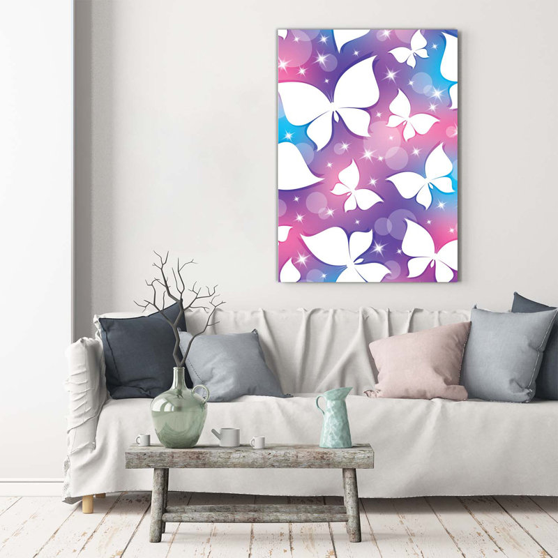 Butterflies - Wrapped Canvas Print