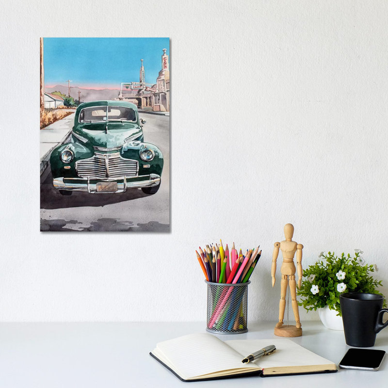 Route 66 by Bill Drysdale - Wrapped Canvas Print, 20.32 cm H x 30.48 cm W