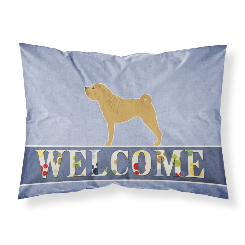 Taie d’oreiller welcome, Shar Pei content