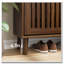 Armoire à chaussures 23,6 po en noyer-488039620