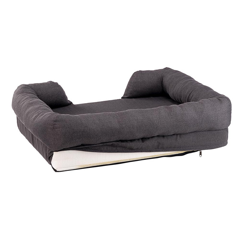 Ferplast Beddings Orthopedic Cotton Pet Bed, 22.5cm H x 73cm W x 73cm D
