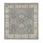 Tapis carré en laine 8 pi Sup One-of-a-Kind Sup gris