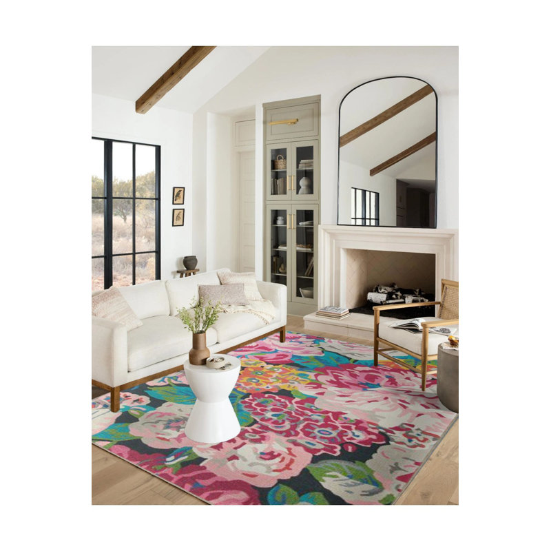 Tapis lavable Peony, Sous-tapis rectangulaire 2 pi 4 po x 3 pi 11 po