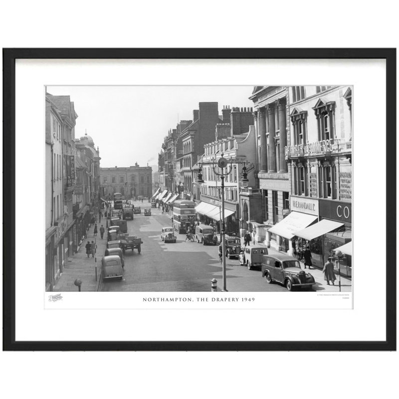 Northampton, The Drapery 1949 - Single Picture Frame Print, 45cm H x 60cm W x 2.3cm D