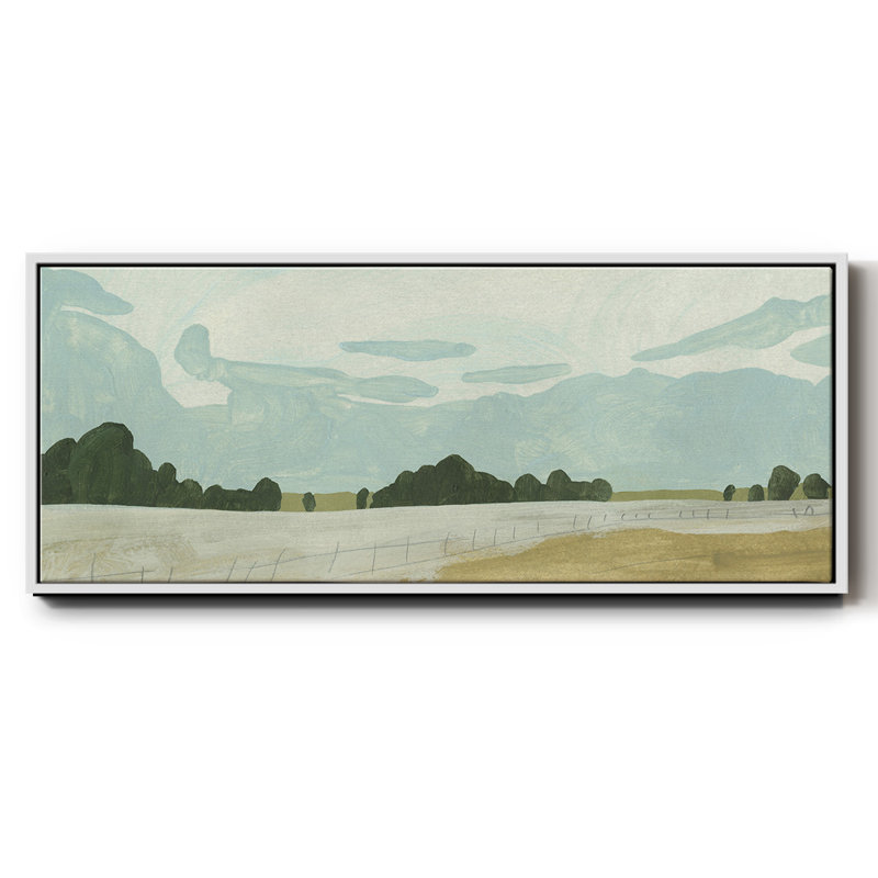 Farmland Study II- Framed Canvas