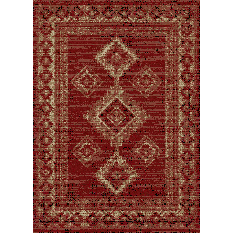 Tonnerre antique, Rectangle 7 pi 10 po x 9 pi 10 po